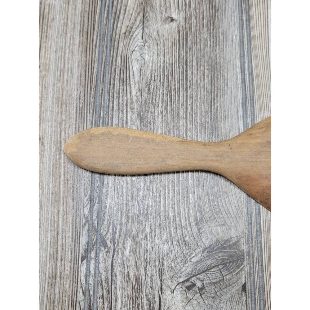 Vintage Wood Butter Paddle Kitchen Primitive Rustic Wooden Spoon - Picture 4 of 6